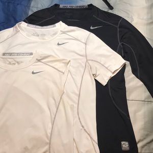 3 Piece Set Men’s Medium Nike Pro Combat Dri-Fit